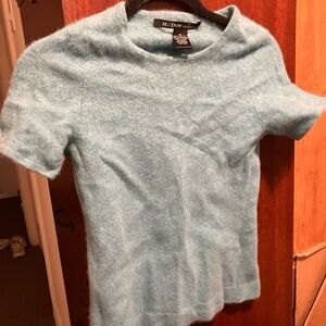McDuff Vintage Cashmere Short Sleeve Sweater - M but runs small, mint condition